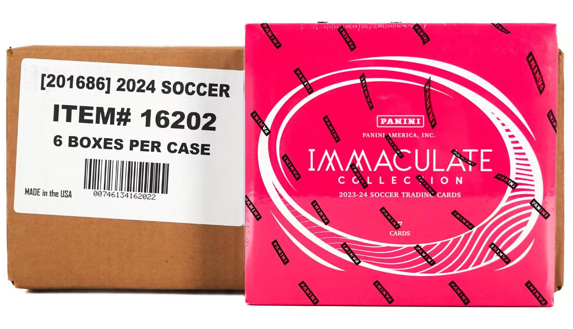2024 Panini Immaculate Soccer 6 Hobby Box Sealed Case