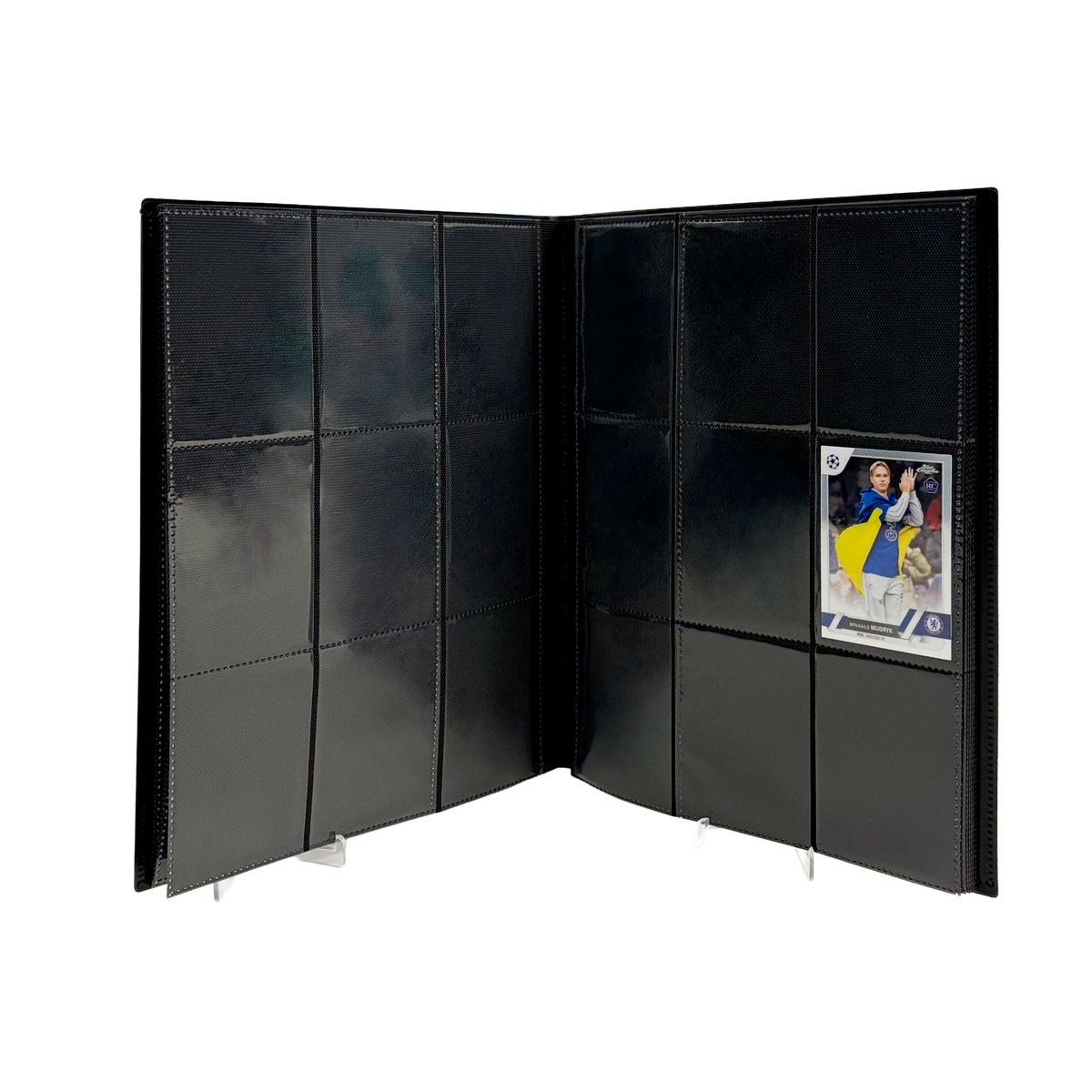 PREMIUM TRADING CARD STORAGE BINDER 9 POCKET STRAP BINDER