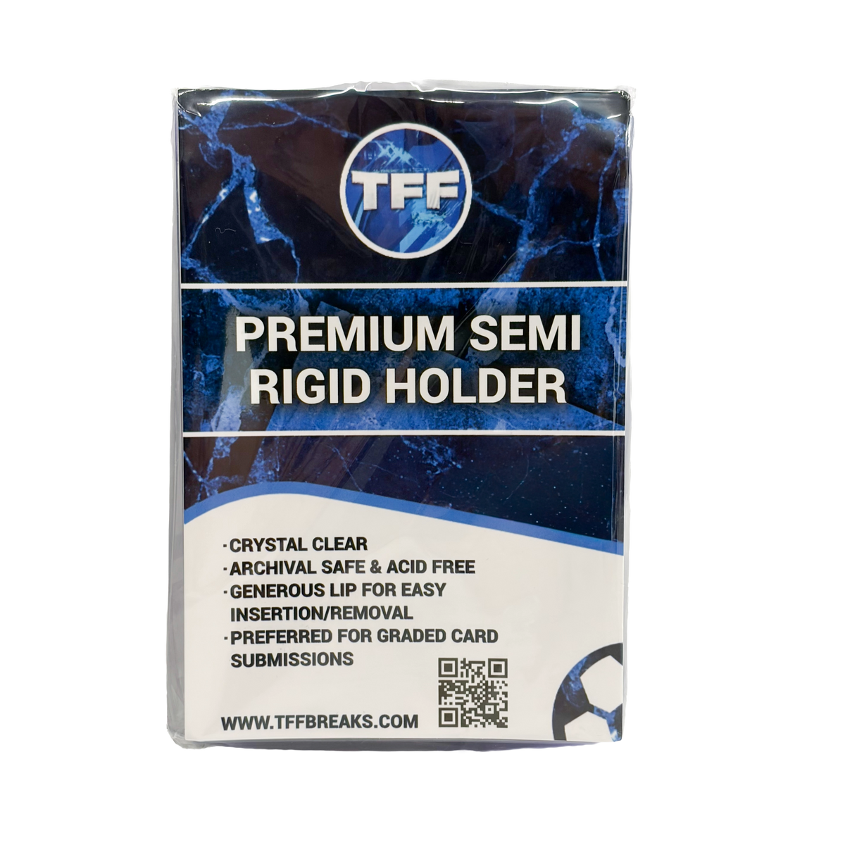 TFF BREAKS PREMIUM SEMI RIGID CARD HOLDERS 40 PACK SEALED CASE