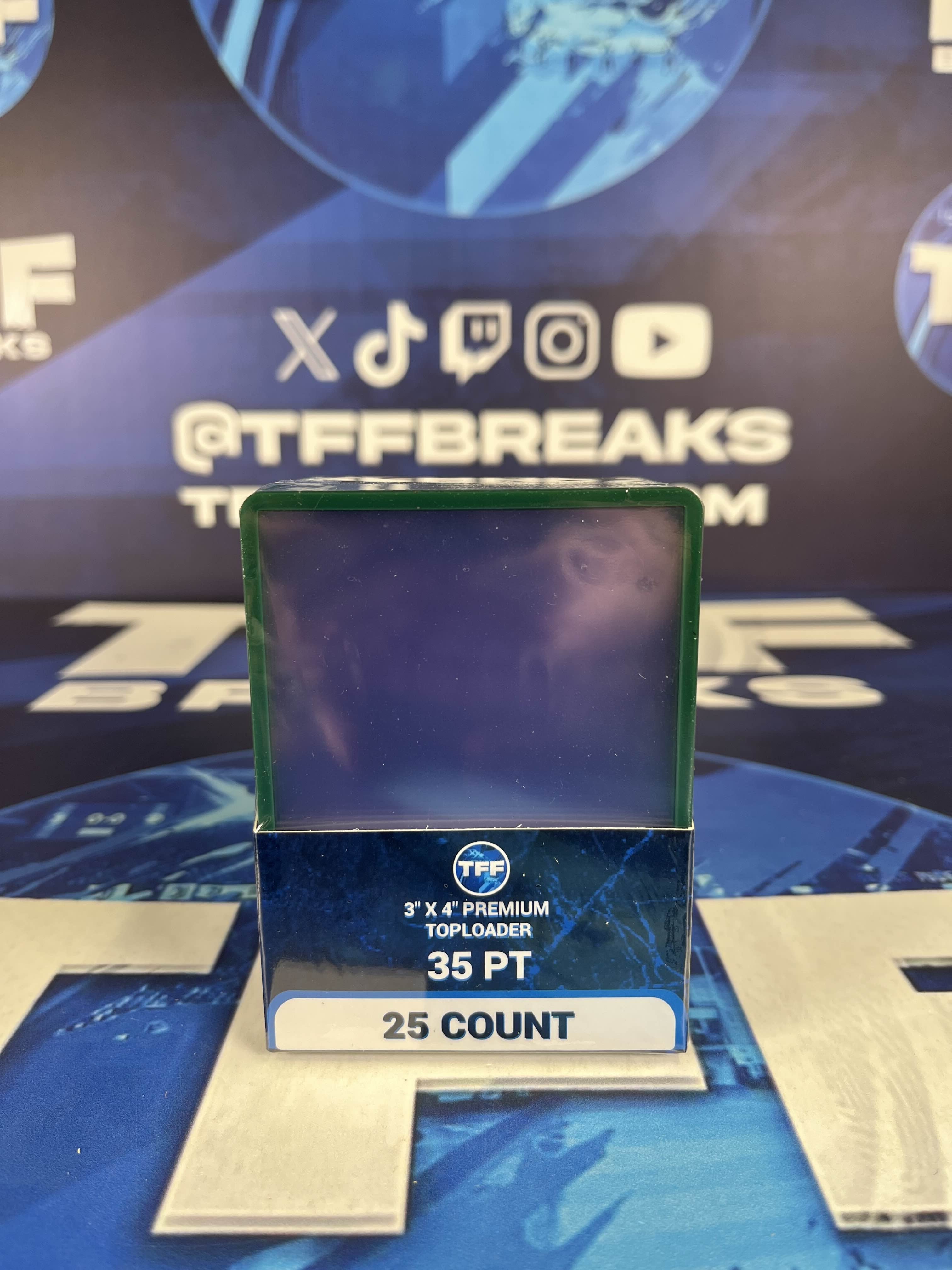 TFF BREAKS 3X4 35PT REGULAR SIZE TOPLOADER PACK OF 25