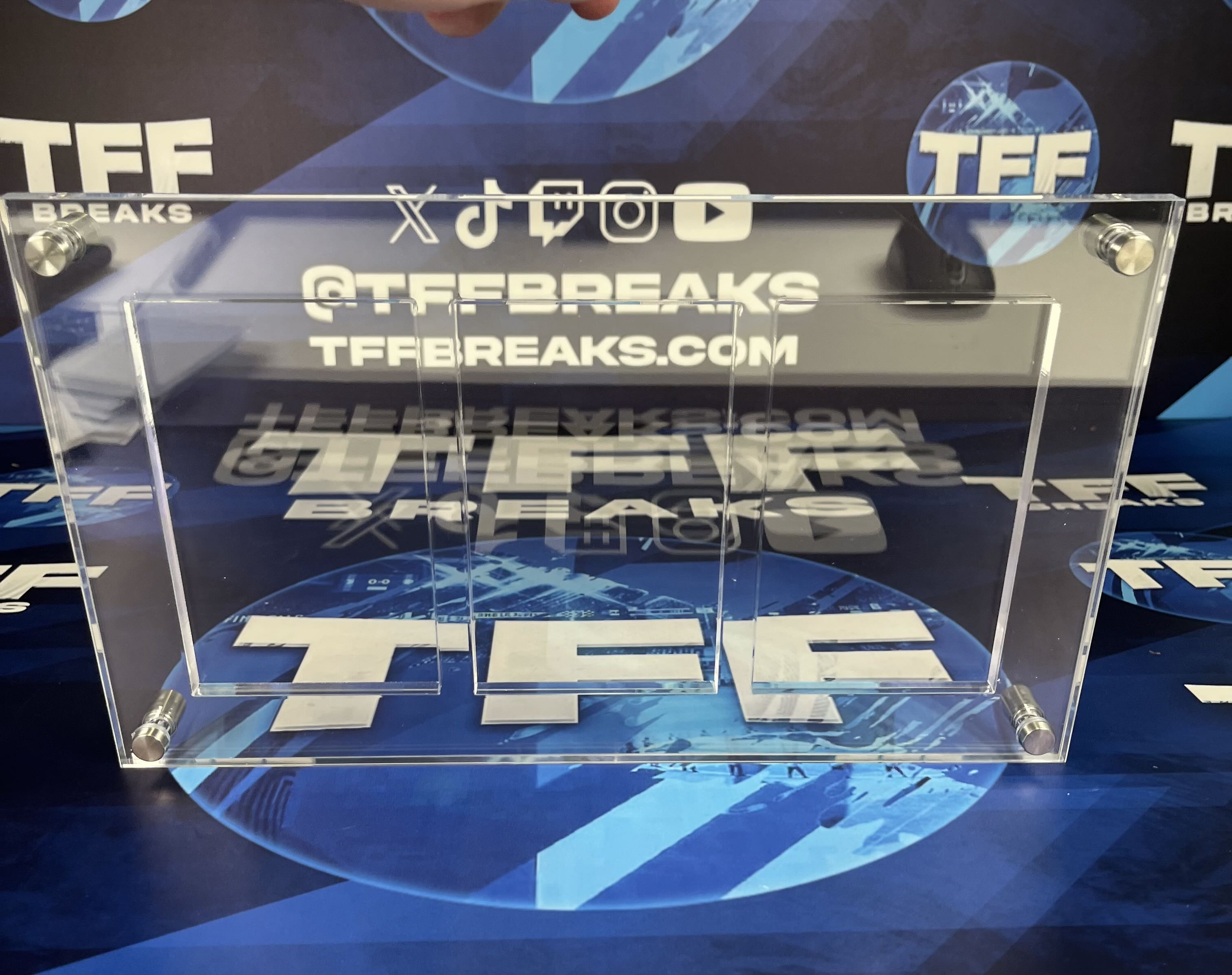 TFF BREAKS GRADED CARD WALL DISPLAY (3 CARDS)
