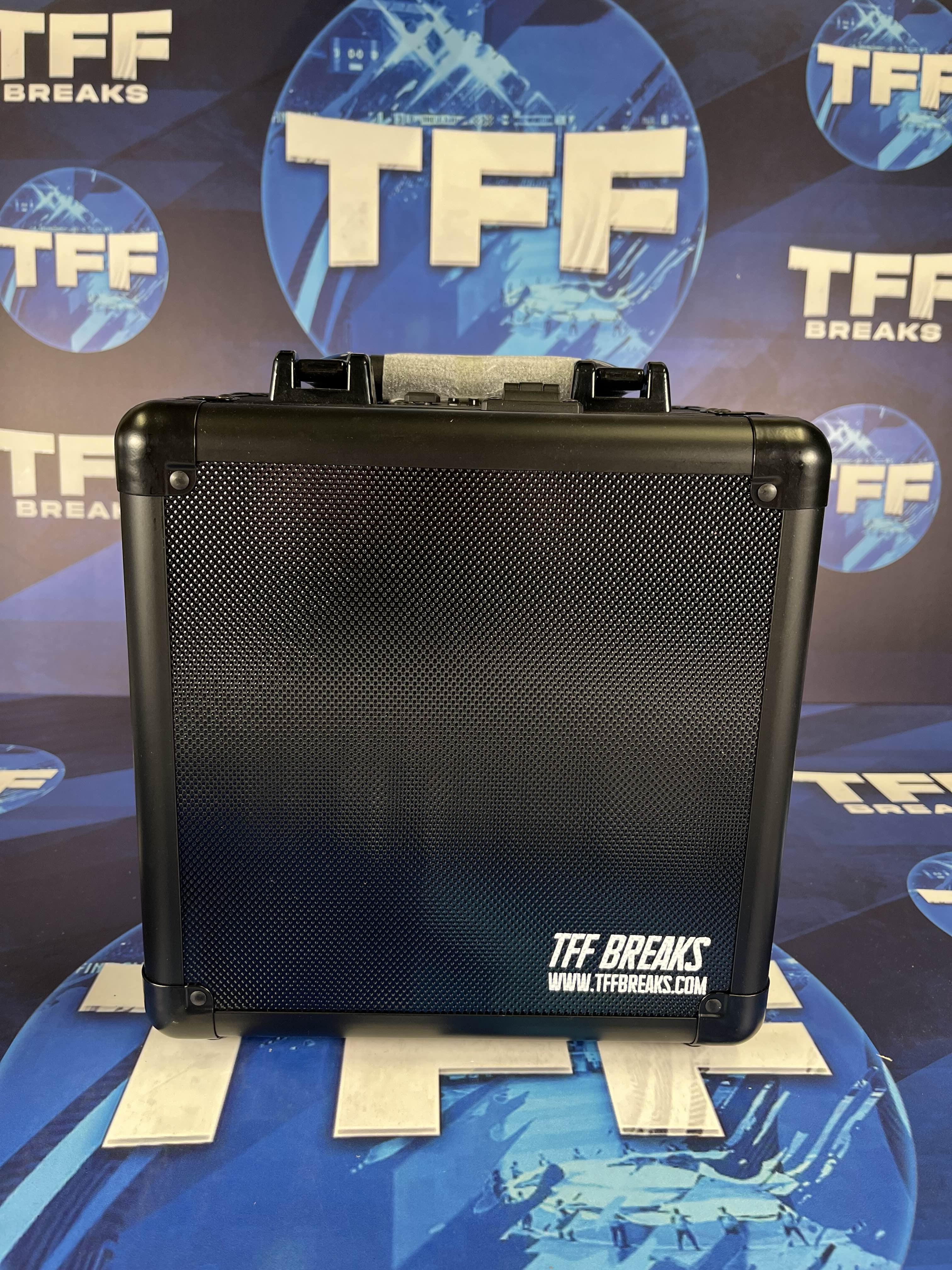 2 ROW ALUMINIUM TRADING CARD STORAGE CASE WITH NUMBER SAFETY LOCK