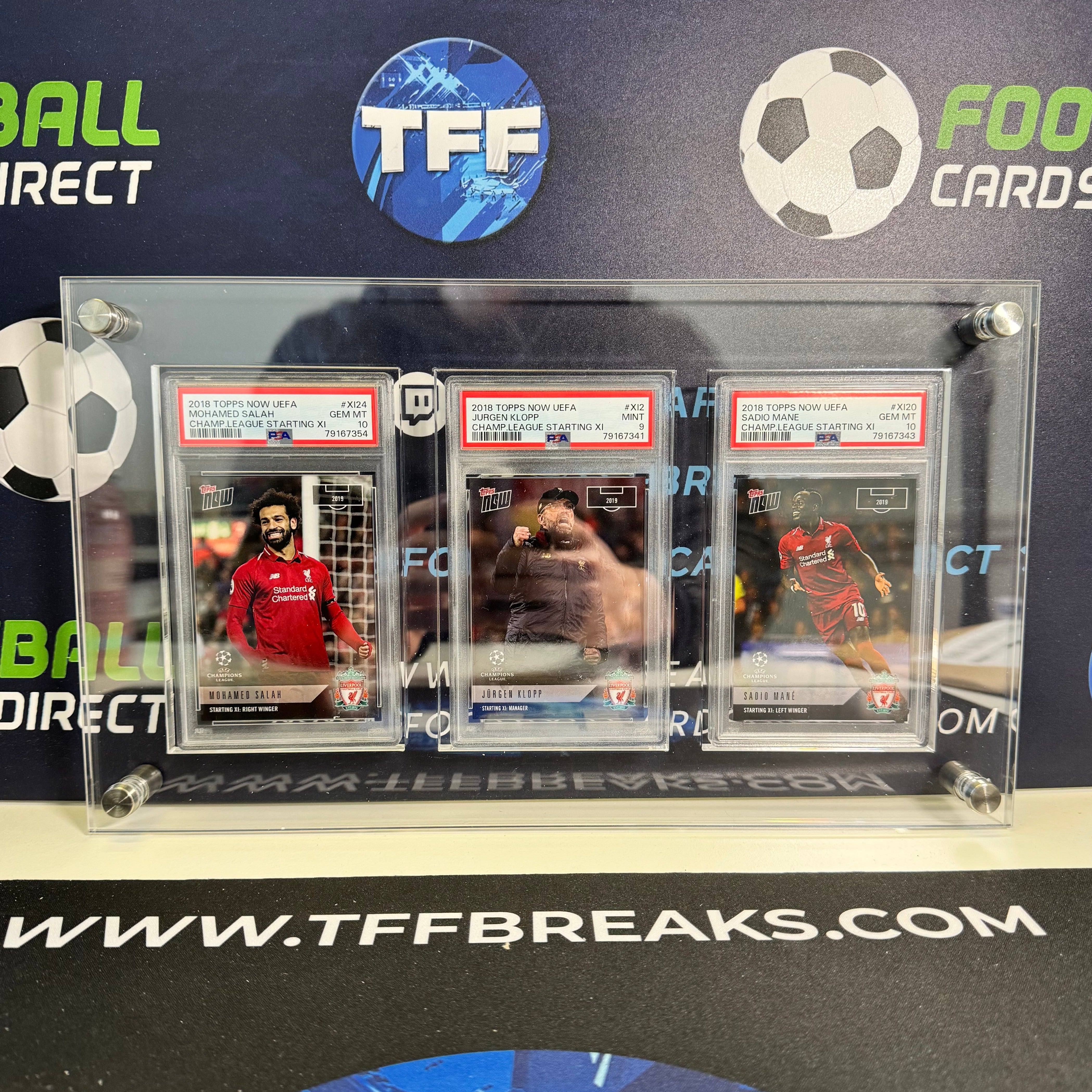 TFF BREAKS GRADED CARD WALL DISPLAY (3 CARDS)