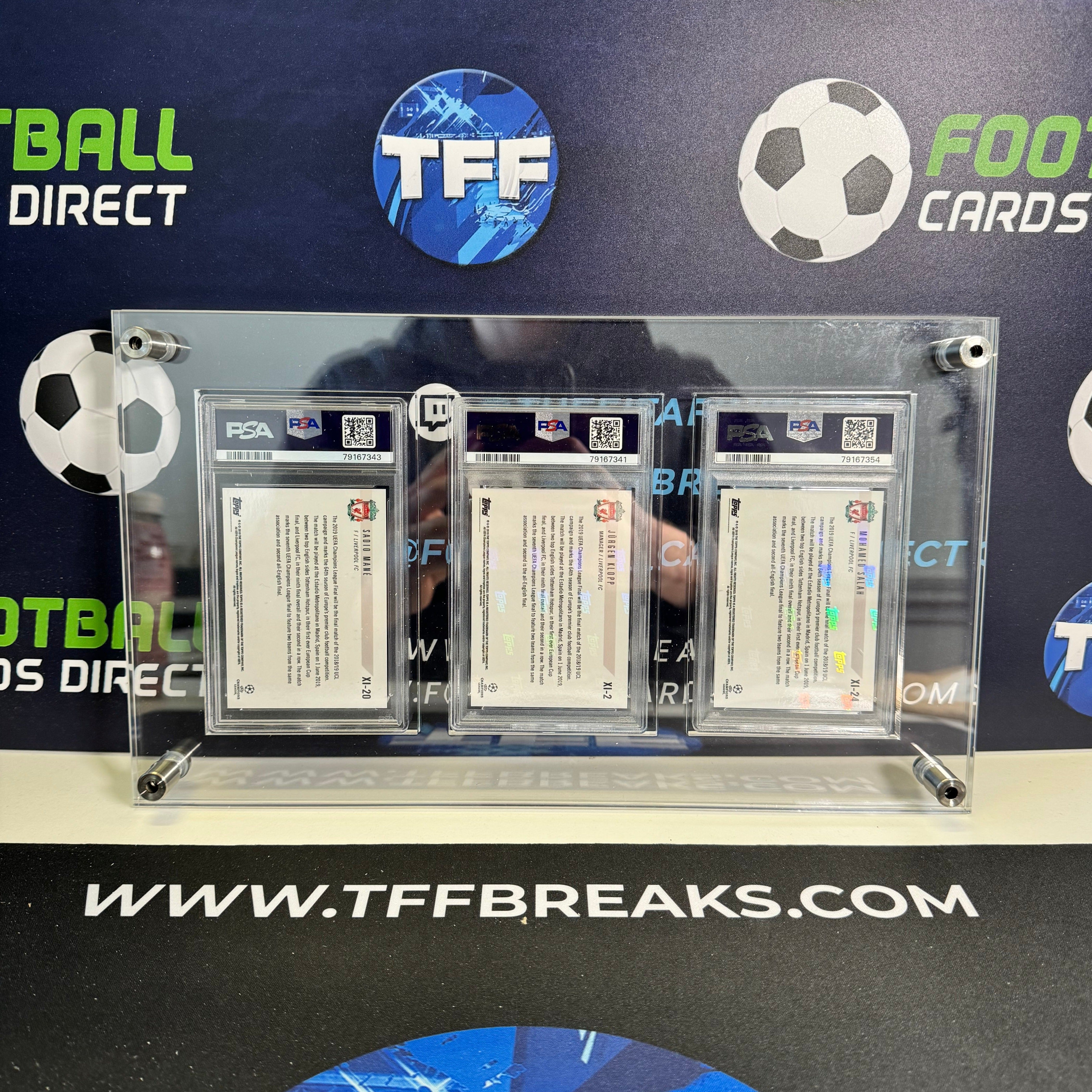 TFF BREAKS GRADED CARD WALL DISPLAY (3 CARDS)