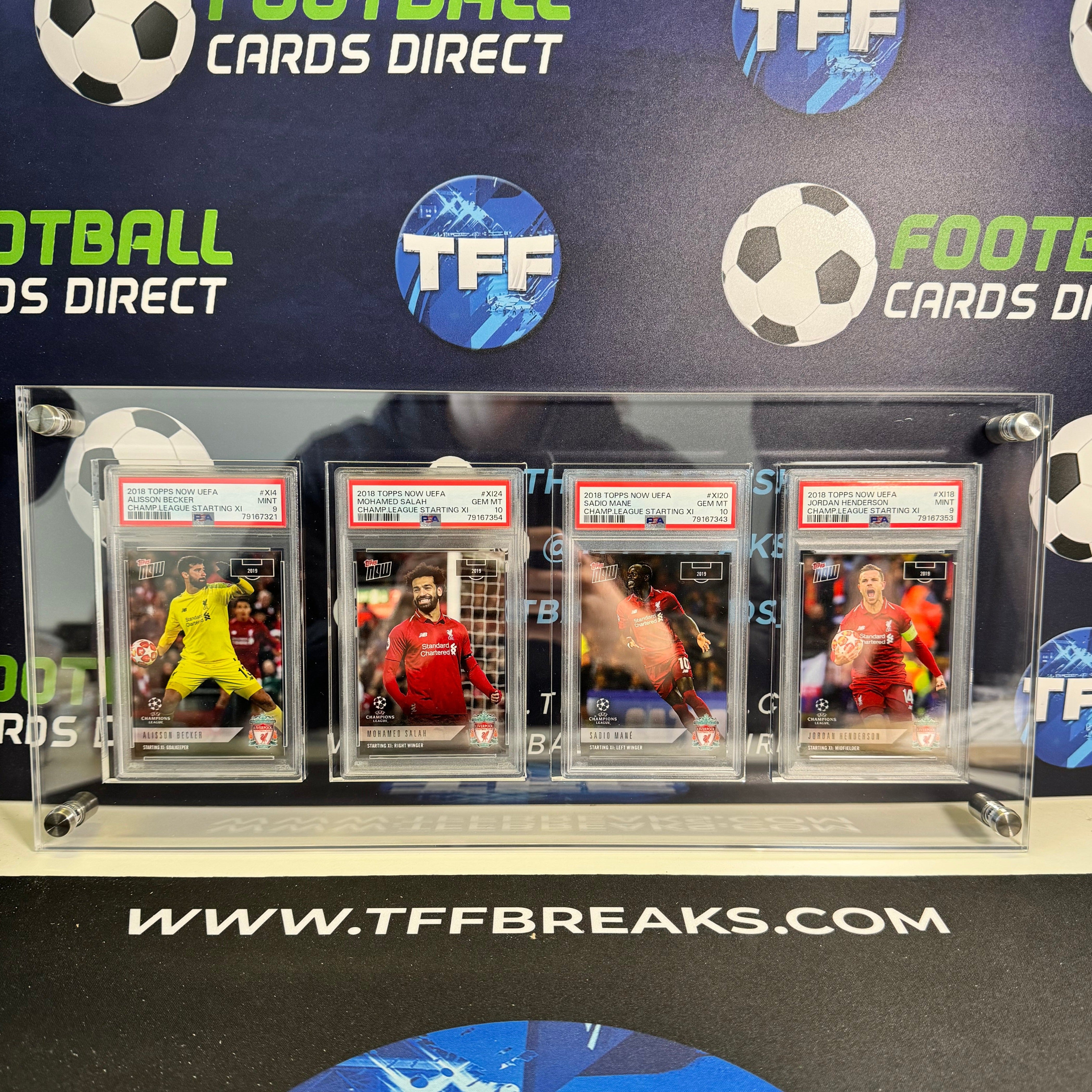 TFF BREAKS GRADED CARD WALL DISPLAY (4 CARDS)