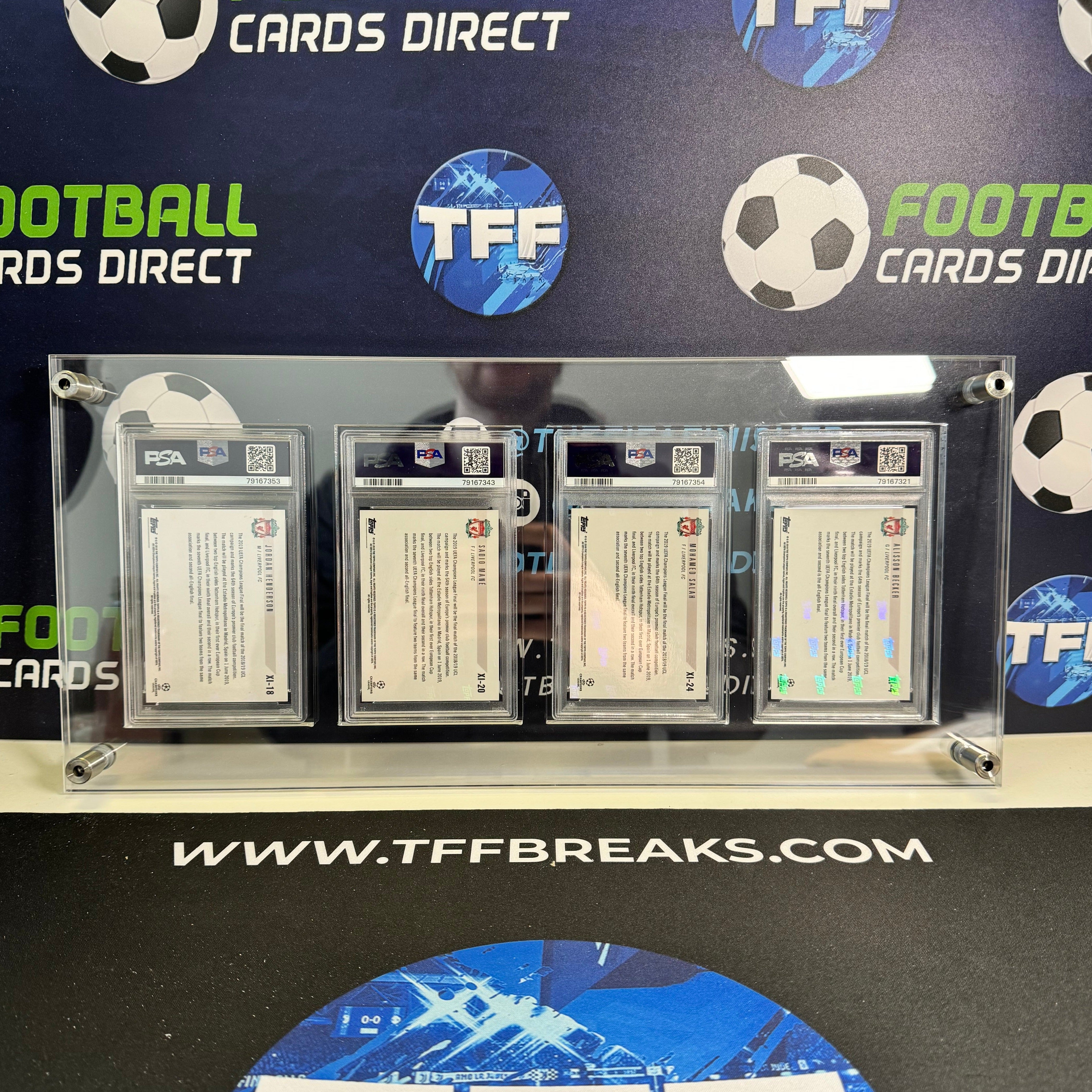 TFF BREAKS GRADED CARD WALL DISPLAY (4 CARDS)