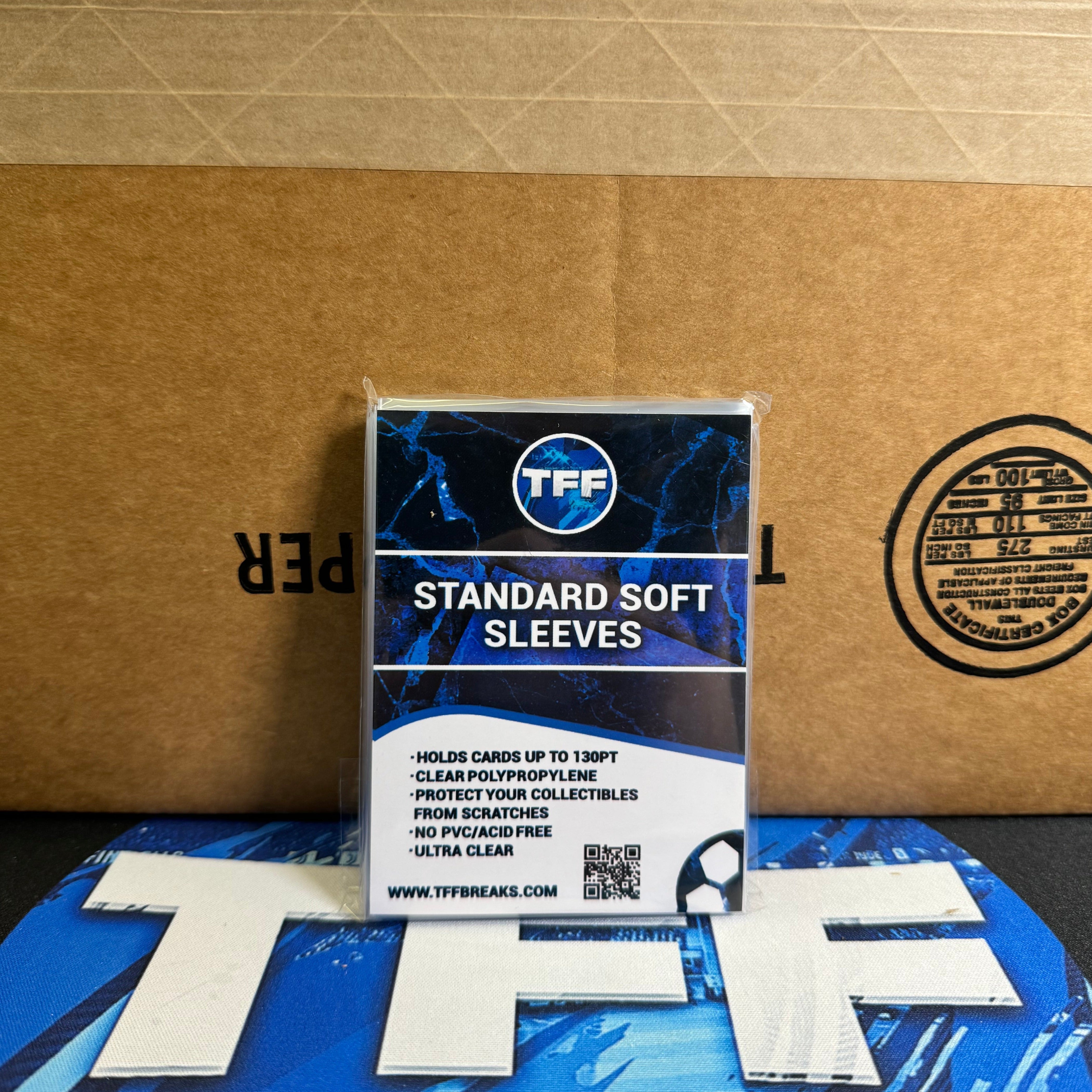 TFF BREAKS 130PT SOFT SLEEVES 100 PACKS CASE (10000 SLEEVES)