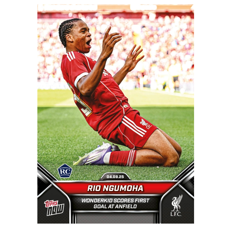 Rio Ngumoha - 2024-25 Liverpool Topps NOW® - Card 3