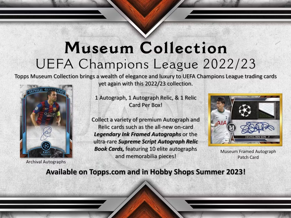 TOPPS UEFA CHAMPIONS LEAGUE MUSEUM 22/23 3 BOX PYT/PYP #48