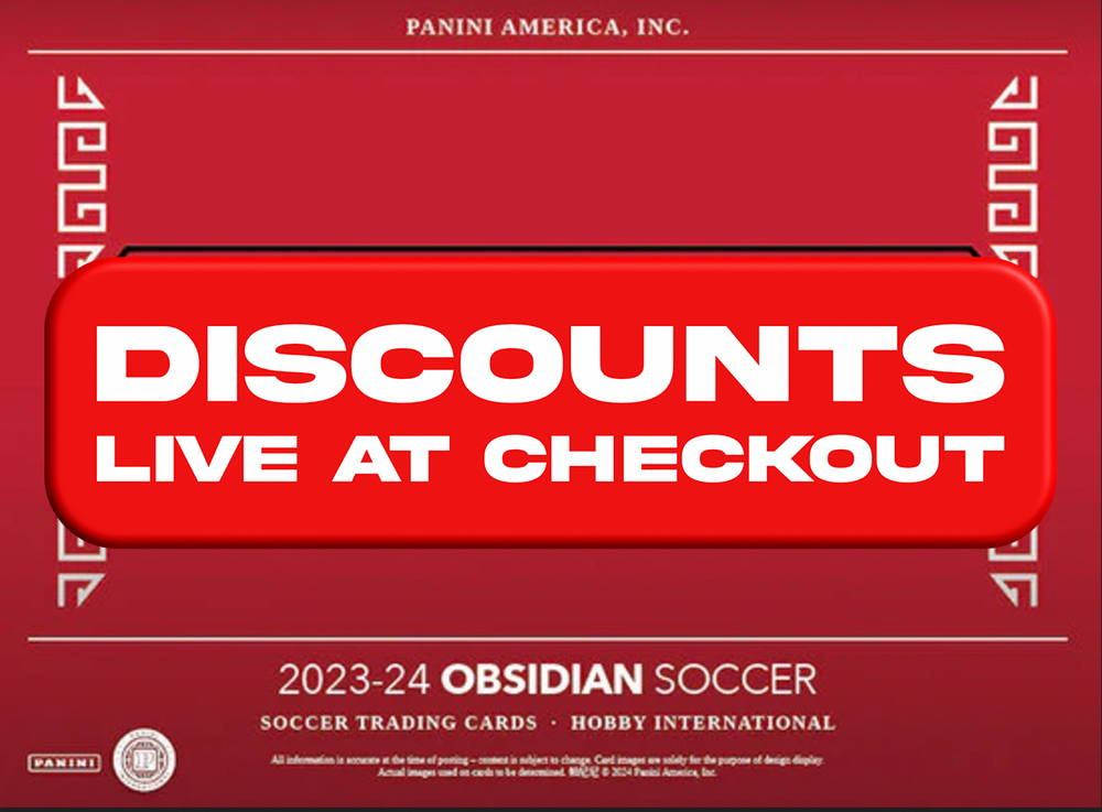 PANINI OBSIDIAN SOCCER 23/24 INTERNATIONAL 12 BOX CASE PYT/PYP #10