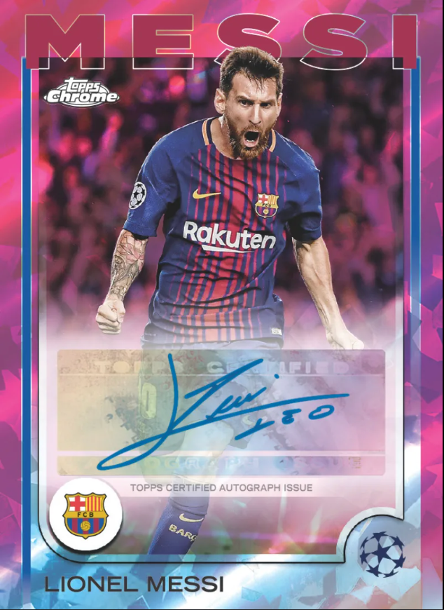2024/25 Topps UEFA Club Competitions Chrome Soccer Sapphire 10 Box Case PYT/PYP #10