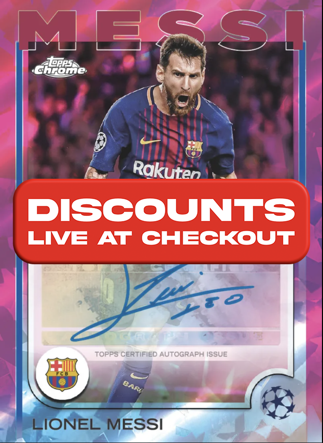 2024/25 Topps UEFA Club Competitions Chrome Soccer Sapphire 10 Box Case PYT/PYP #12