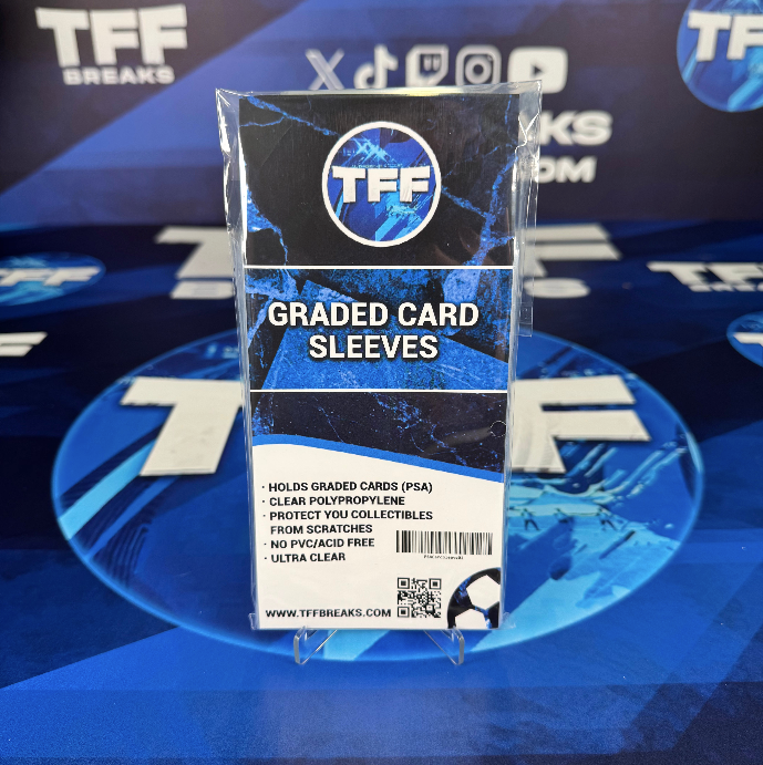 TFF BREAKS PREMIUM GRADED CARD SLEEVES 100 PACK SEALED