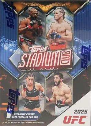 2025 Topps Stadium Club UFC 6-Pack Blaster Box Sealed