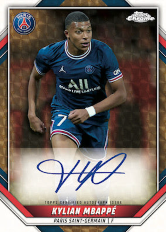 2021-22 Topps Chrome Paris-St Germain PYP Case #1