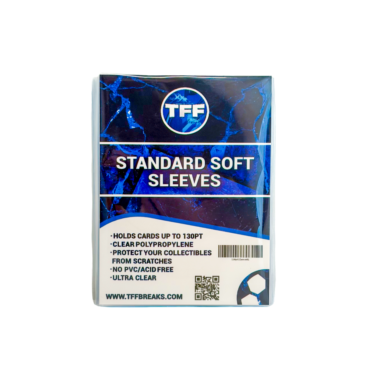 TFF BREAKS 130PT SOFT SLEEVES 100 PACKS CASE (10000 SLEEVES)