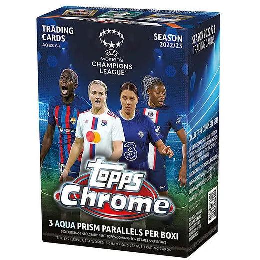 22-23 Topps Chrome UEFA Women's Champions League Blaster Box Sealed