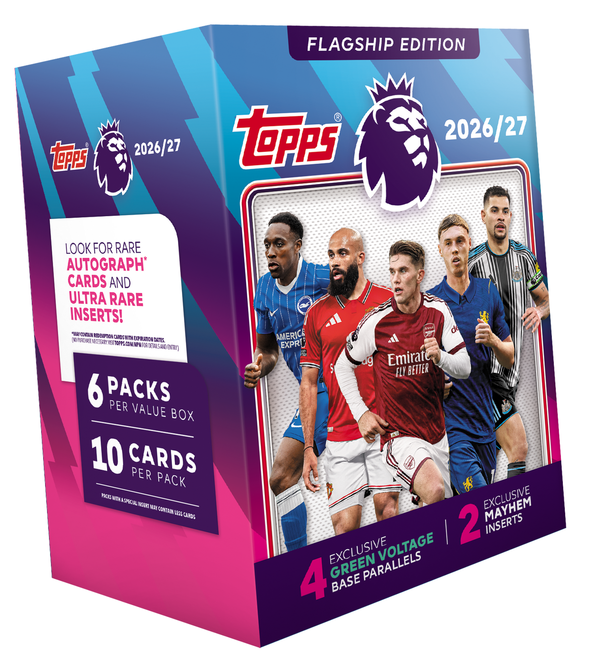 Topps Premier League 2026/27 – Value Box (Sealed Case of 40)