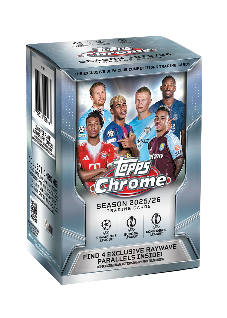 Topps Chrome® UEFA Club Competitions 2025-26 - Value Box - Sealed
