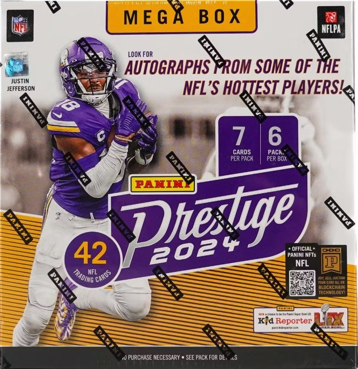 PANINI PRESTIGE FOOTBALL 2024 MEGA BOX SEALED