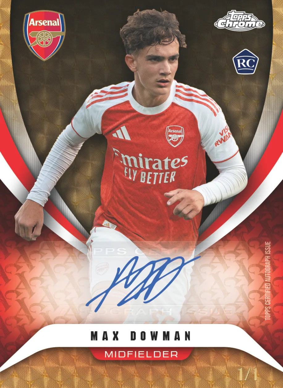 Topps Chrome® Arsenal 2025/26 12 Box PYT/PYP Case #1