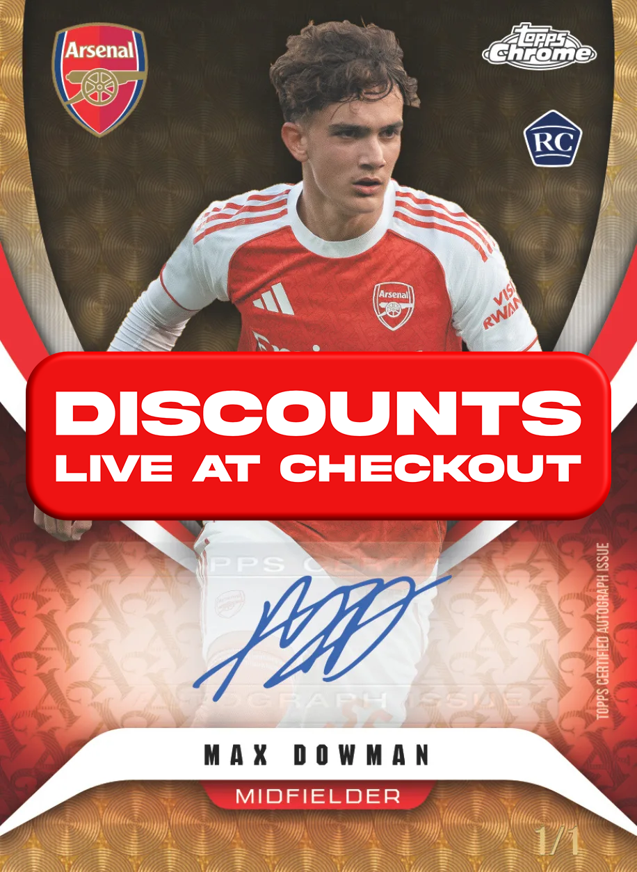 Topps Chrome® Arsenal 2025/26 12 Box PYT/PYP Case #7