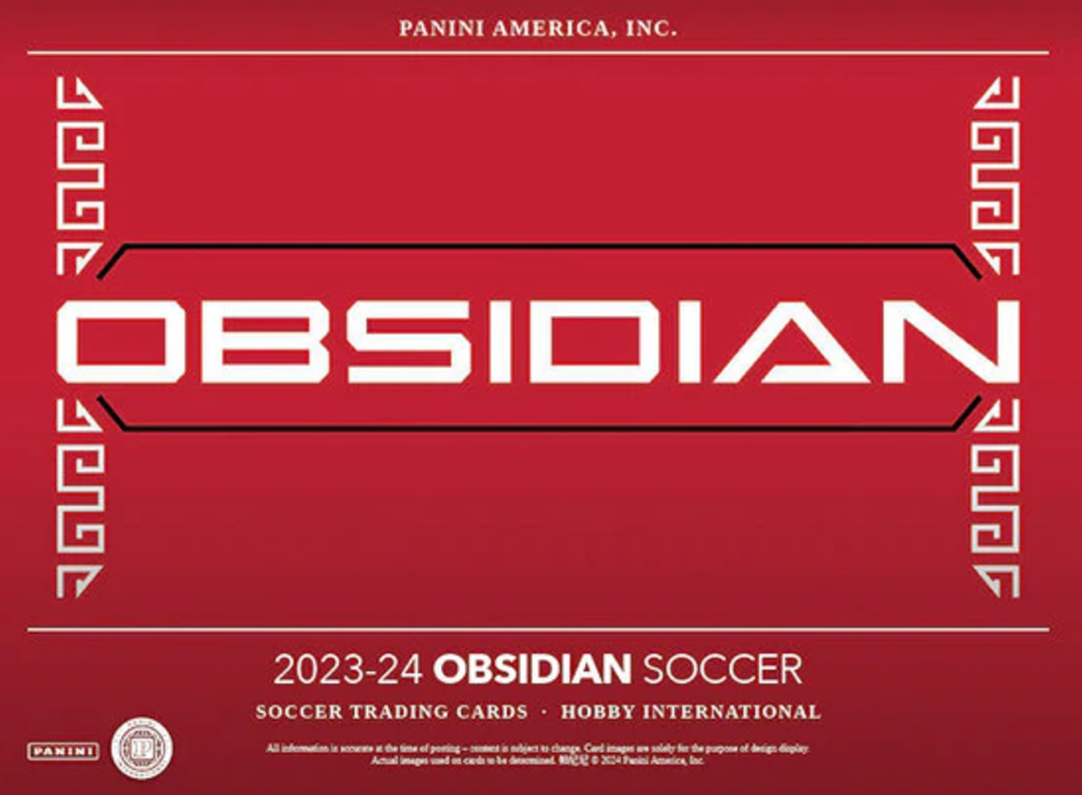 PANINI OBSIDIAN SOCCER 23/24 INTERNATIONAL 12 BOX CASE PYT/PYP #10