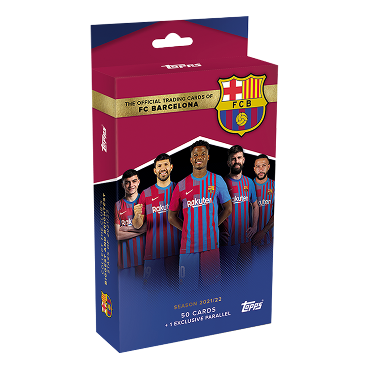 TOPPS FC BARCELONA OFFICIAL TEAM SET 21/22 SEALED