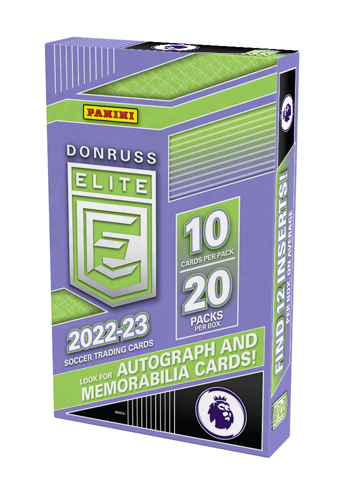 Panini Premier League 2022/23 Donruss Elite Trading Cards Sealed