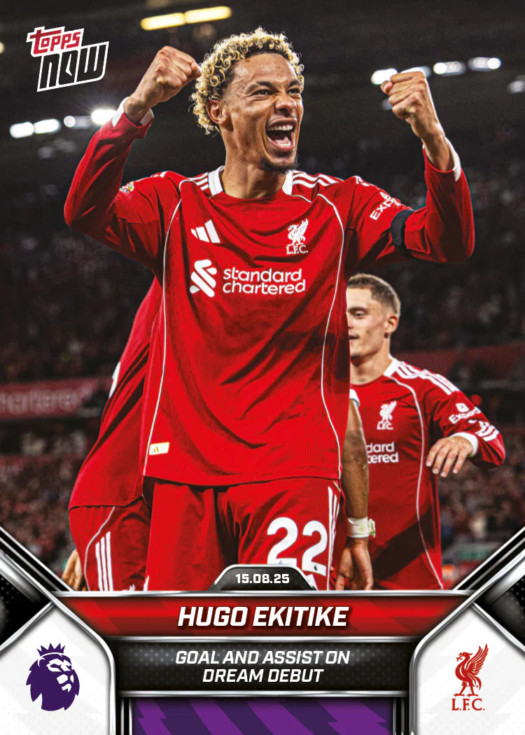 Hugo Ekitike - 2025-26 Premier League Topps NOW® - Card 4