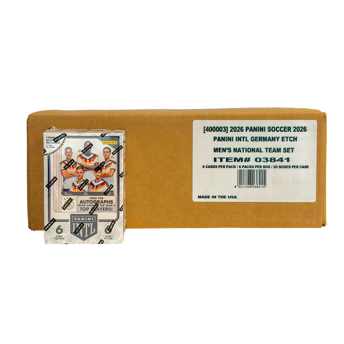 2026 Panini International Germany Soccer Blaster (Sealed Case of 20)