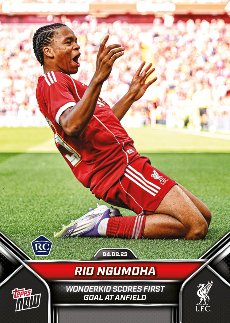 Rio Ngumoha - 2024-25 Liverpool Topps NOW® - Card 3