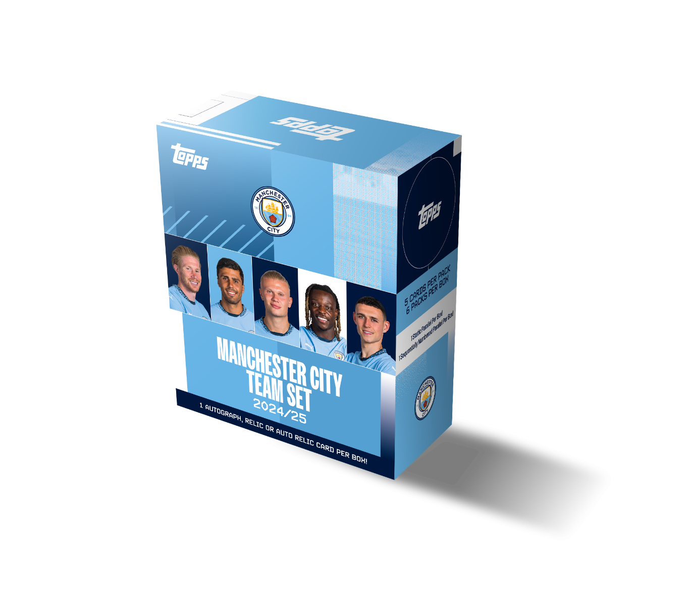 TOPPS MANCHESTER CITY TEAM SET 24/25 20 BOX PYP CASE BREAK #4