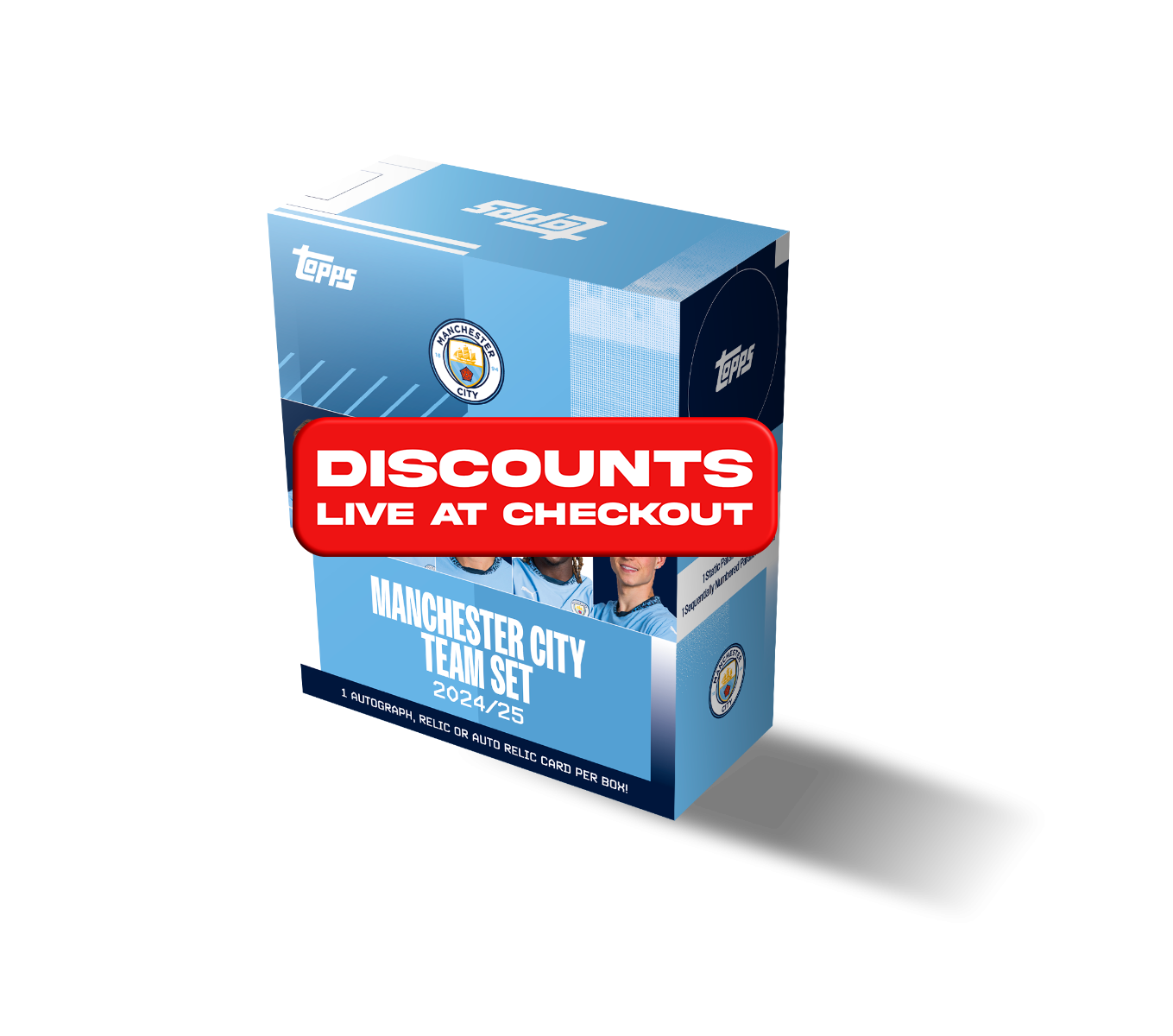 TOPPS MANCHESTER CITY TEAM SET 24/25 20 BOX PYP CASE BREAK #4