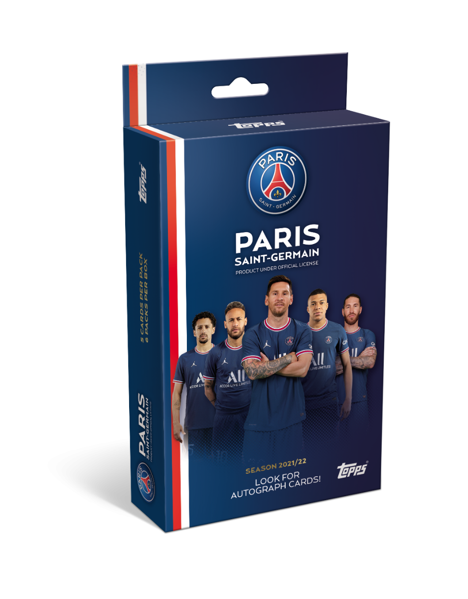 TOPPS PARIS SAINT-GERMAIN TEAM SET 21/22 SEALED