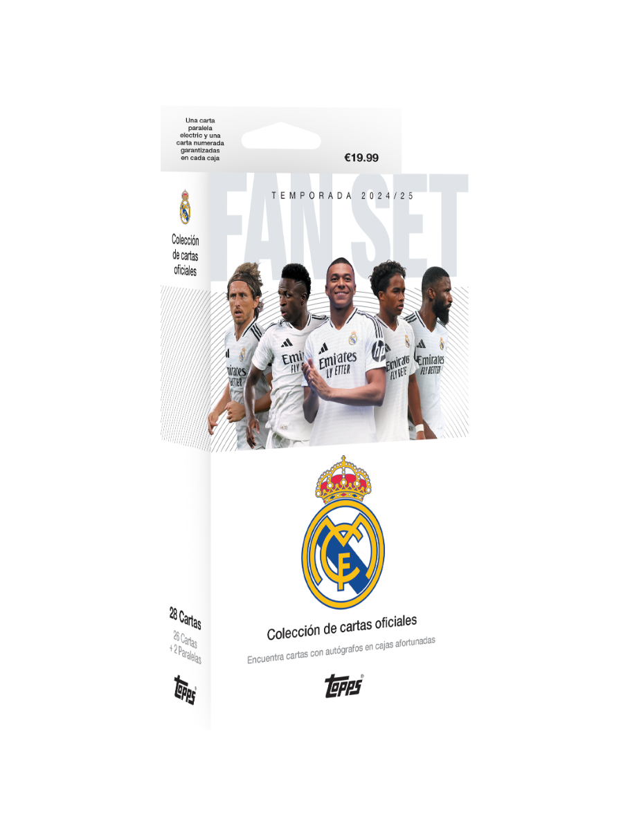 TOPPS REAL MADRID CF FAN SET 2024/25 SEALED