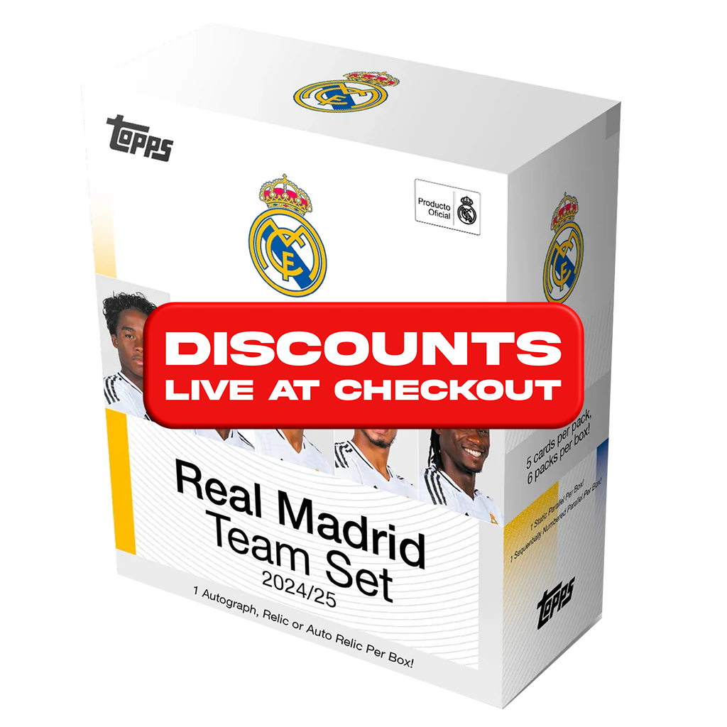 Topps® Real Madrid Team Set 2024/25 20 Box PYP Case #3