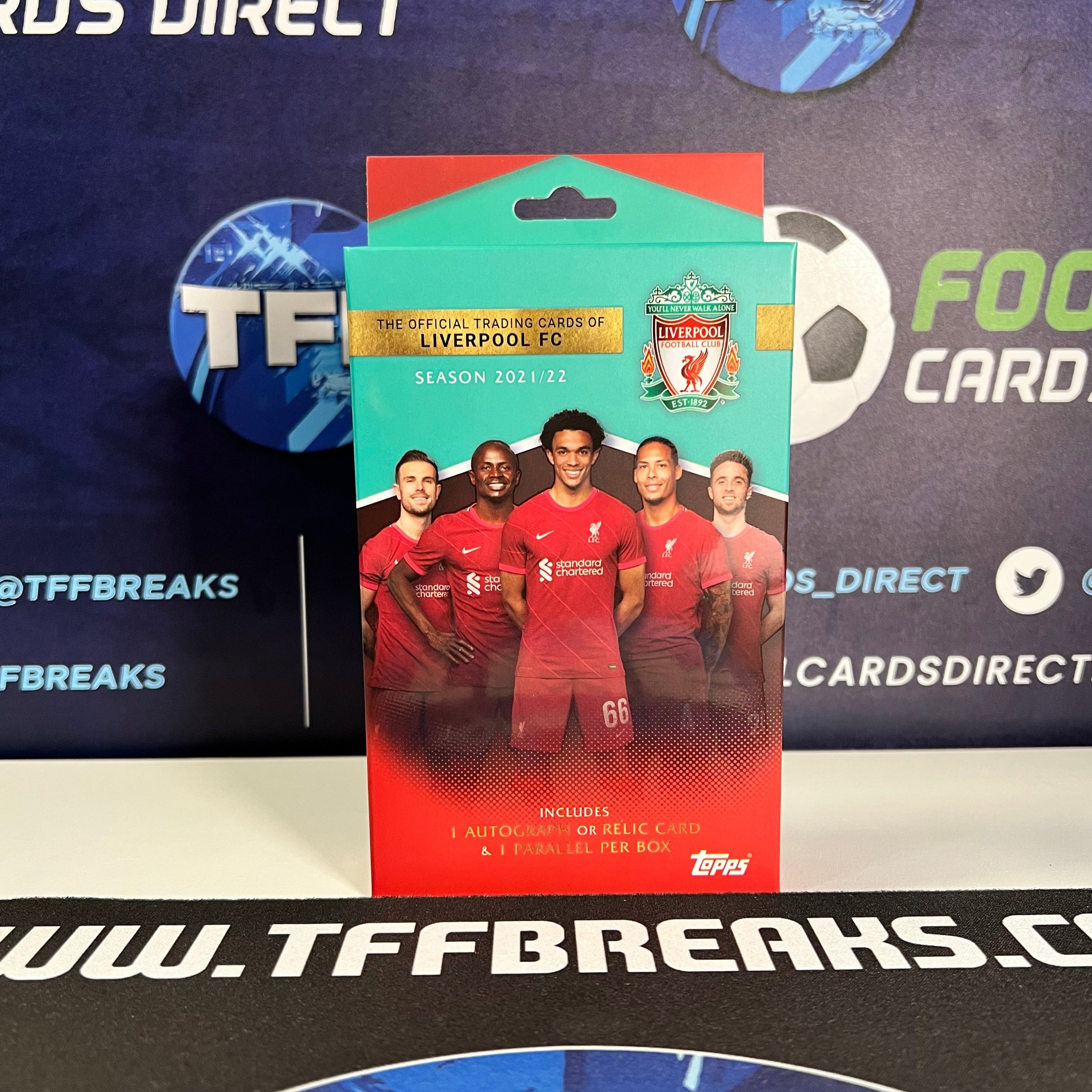 2021-22 popular Topps Liverpool FC Official Team Set Box - Sealed