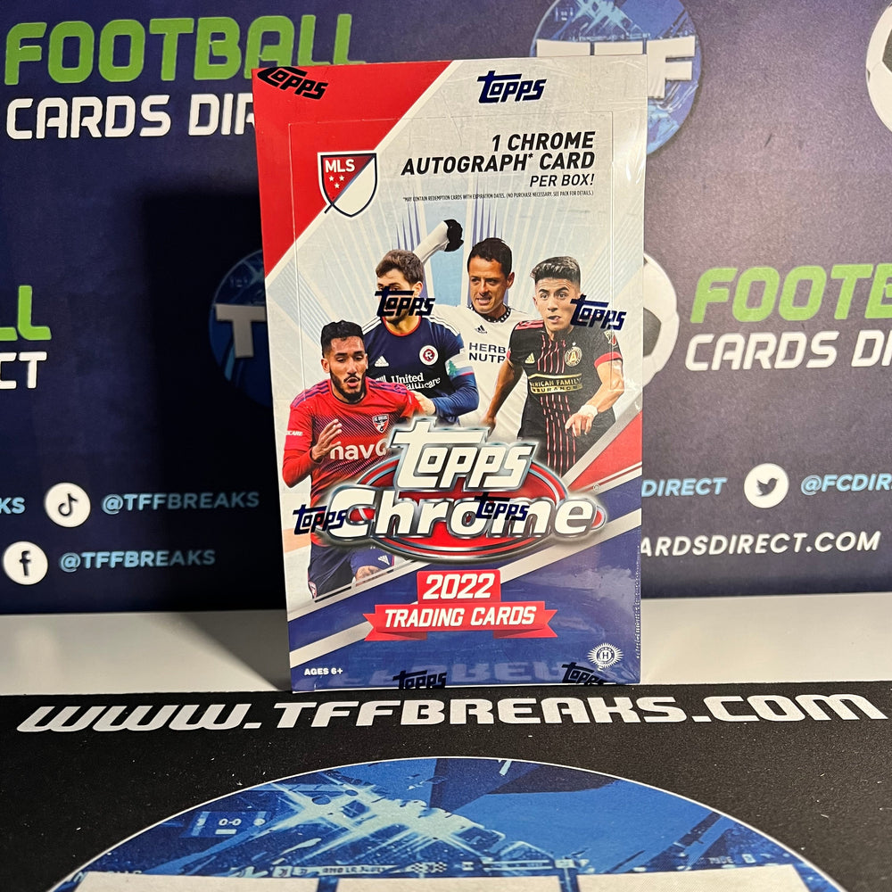 Topps MLS Chrome 2022 Sealed Hobby Box