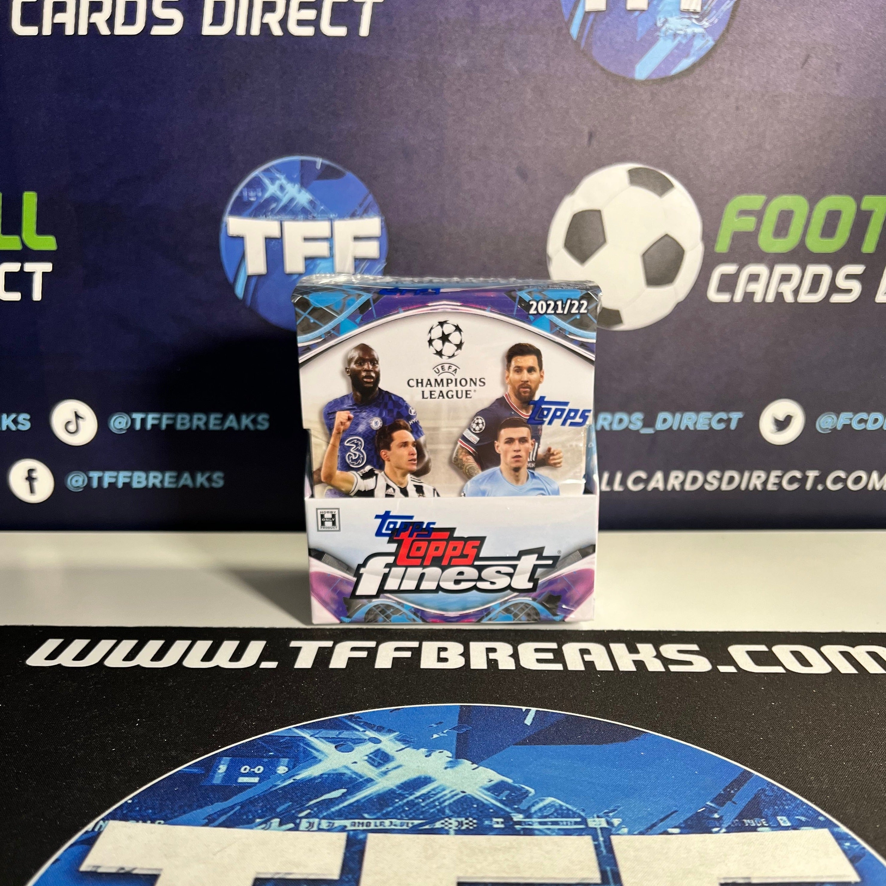 Topps  Finest Uefa Champions League 21/22 Sealed Hobby Box