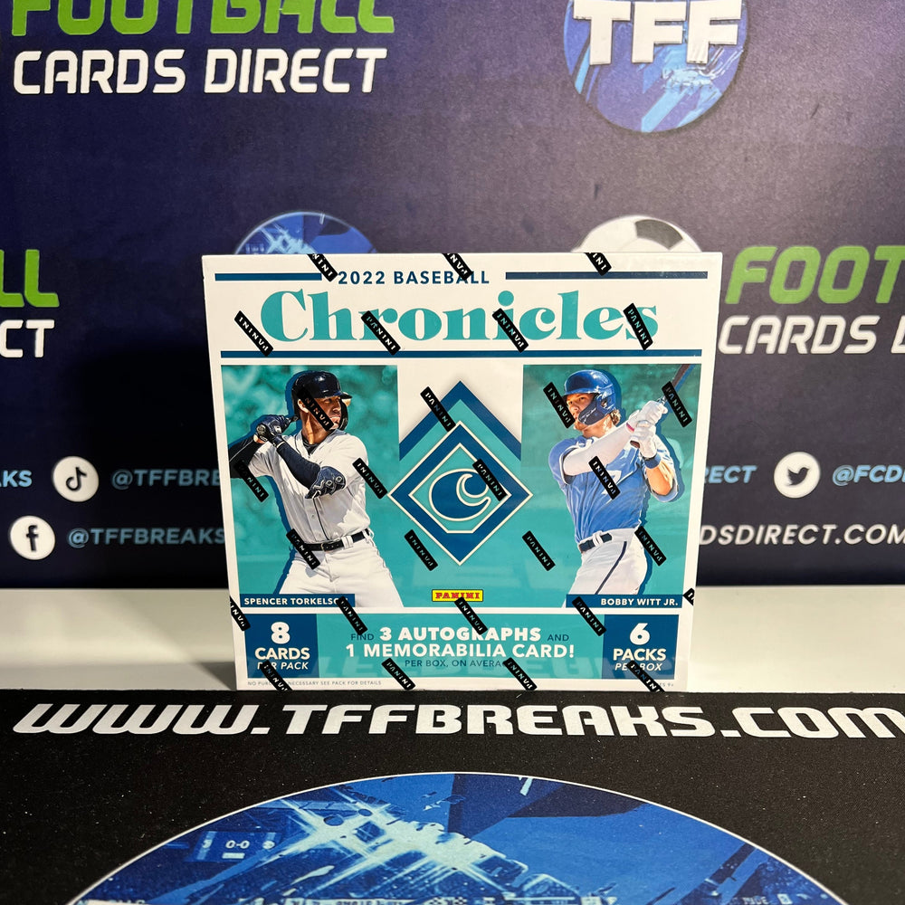 Panini Chronicles Baseball  2022 Hobby Box Sealed